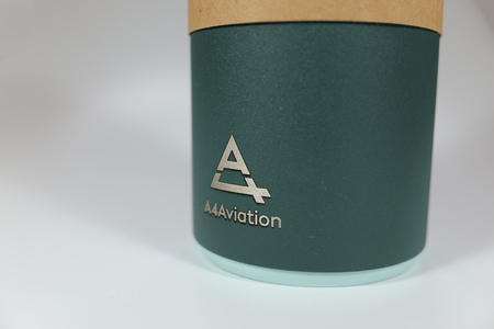 Ocean Bottle Forest Green with A4Aviation branding