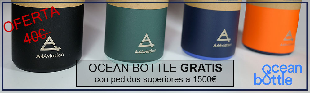A4Aviation Ocean Bottle GRATIS con pedidos superiores a 1.500 €